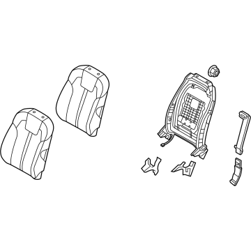 Kia 88400R0090KXA Back Assembly-Fr Seat,RH