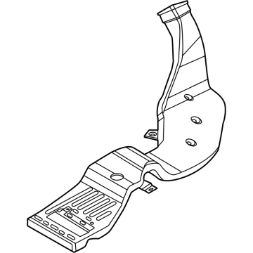 Kia 97360R0000 Duct-Rear Heating,LH