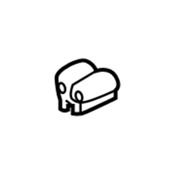 Kia 87237D9000 SPACER-ROOFSIDE GARN