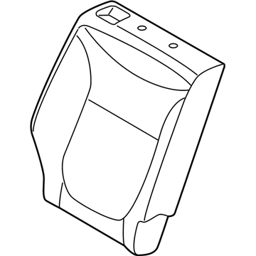 Kia 89460B2210KF6 COVERING-RR SEAT BAC