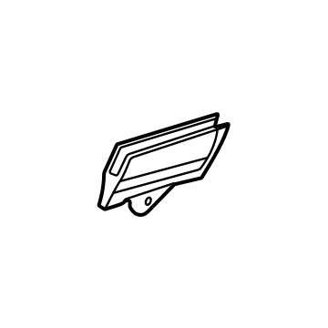 Kia 82413AA000 GRIP CAP-DOOR GLASS
