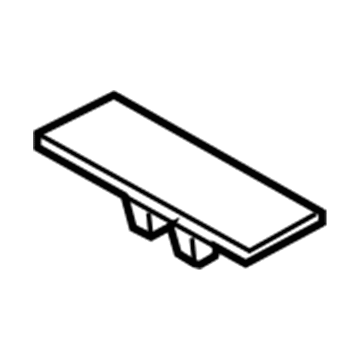 Kia 861222D000 Spacer-Windshield Upper