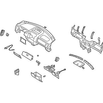 Kia 2K52Y55100C44 Panel Assembly-Instrument