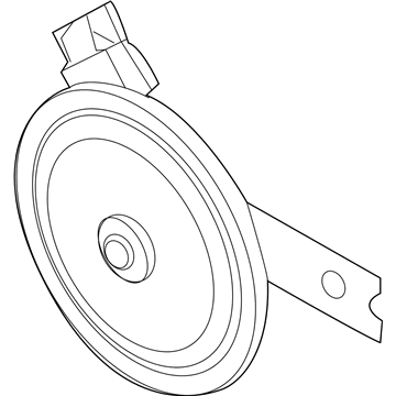 966101J700 Kia Low Pitch Horn Assembly Illustration 1 of 1