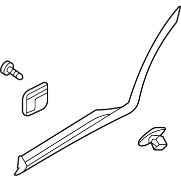 Kia 87732P2000 GARNISH Assembly-Rr Dr S