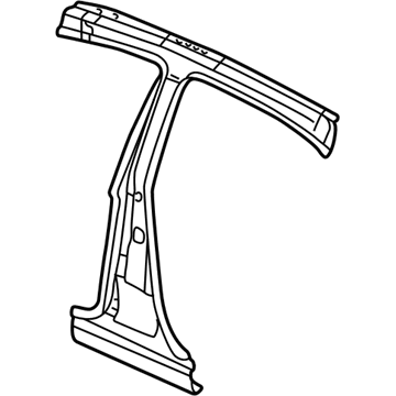 Kia 7140238050 Pillar Assembly-Center Inner