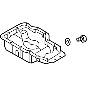 Kia 215102E022 Pan Assembly-Engine Oil