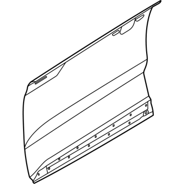 Kia 76121P1000 PANEL-FRONT DOOR OUT