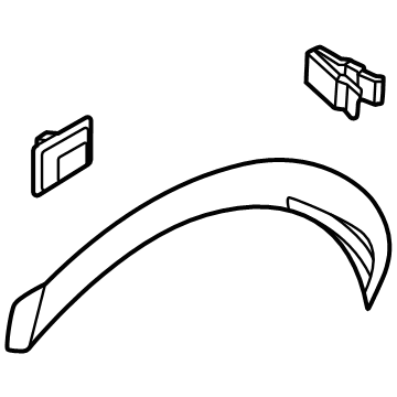 Kia 87741P1000BKL GARNISH ASSY-QTR SID