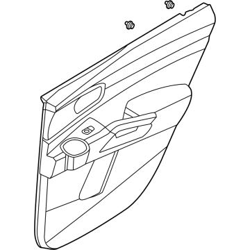 Kia 83308P2000MQC Panel Assembly-Rear Door