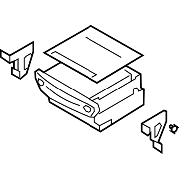 Kia 961843M000 Deck Assembly-Cd Changer