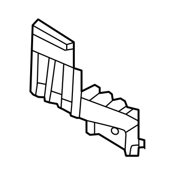 Kia 86632DW000 BRACKET-RR BUMPER CT
