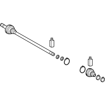 Kia 496A2CW000 JOINT KIT-REAR WHEEL