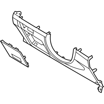 Kia 84750R0200OFB Panel Assembly-Lower CRA