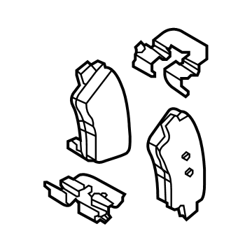 2021 Kia Niro Brake Pad Set - 58302G2A70
