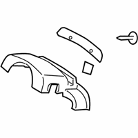 Kia Spectra Steering Column Cover - 848512F100GW Steering Column Shroud