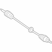 Kia Spectra Axle Shaft - 0K2A625600A Drive Shaft Assembly Left Hand