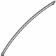 Kia 821603R050 Weatherstrip-Front Door Upper,RH