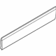 Kia 877123F000 Garnish-Front Door,RH