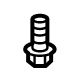 Kia 1146006186K BOLT-FLANGE