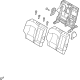 Kia 89400DW100FG5 BACK ASSY-RR SEAT RH