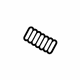 Kia 582721D000 Spring-Shoe Hold Down Kia 582721D000 Spring-Shoe Hold Down