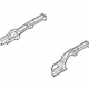 Kia 657201W023 Member Assembly-Rear Floor