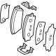 Kia 58101J9A00 Pad Kit-Front Disc B