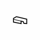 Kia 866532J000 Bracket-Rear Bumper Side