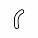 Kia 254513M100 Hose-Radiator To Reserve
