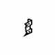 Kia 601113E000 Bracket-Center Cross Mounting,LH