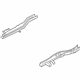 Kia 657104D500 Rear Floor Member Assembly Left Hand