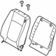 Kia 883012F720275 Back Assembly-Front Seat LH