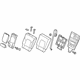 Kia 893001U710BD6 Back Assembly-2ND Seat,L
