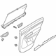 Kia 833021U620AUP Panel Complete-Rear Door Trim