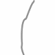 Kia 83155A9000 WEATHERSTRIP-Rear Door PARTING