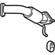 Kia 286104R000 Front Muffler Assembly
