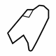 Kia 882803T000AYK Shield Cover-Front Seat