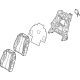 Kia 89300R0740KQ5 Back Assembly-2ND Seat,L