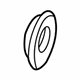 Kia 0K56T43316 Grommet-EHCU