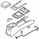 Kia 846103E540CY Console Assembly-Floor