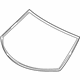 Kia 871312F000 Moulding-Rear Window Glass