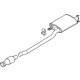 Kia 28600S9300 MUFFLER COMPLETE-CEN