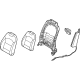Kia 88300ATCT0A3X Front Seat Back Assembly Left Hand Kia 88300ATCT0A3X Front Seat Back Assembly Left Hand