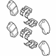 Kia 58302J9A00 Pad Kit-Rear Disc Br