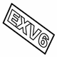 Kia 863191D000 Ex V6 Emblem