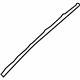 Kia 861313T000 Moulding-Windshield Glass