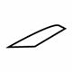 Kia 83724J5000WK Cap-Rear Door Pull Handle,R Kia 83724J5000WK Cap-Rear Door Pull Handle,R