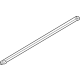 Kia 83231G5000 WEATHERSTRIP-Rear Door Belt Inside