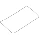 Kia 87810R0120 Glass & Moulding Assembly  